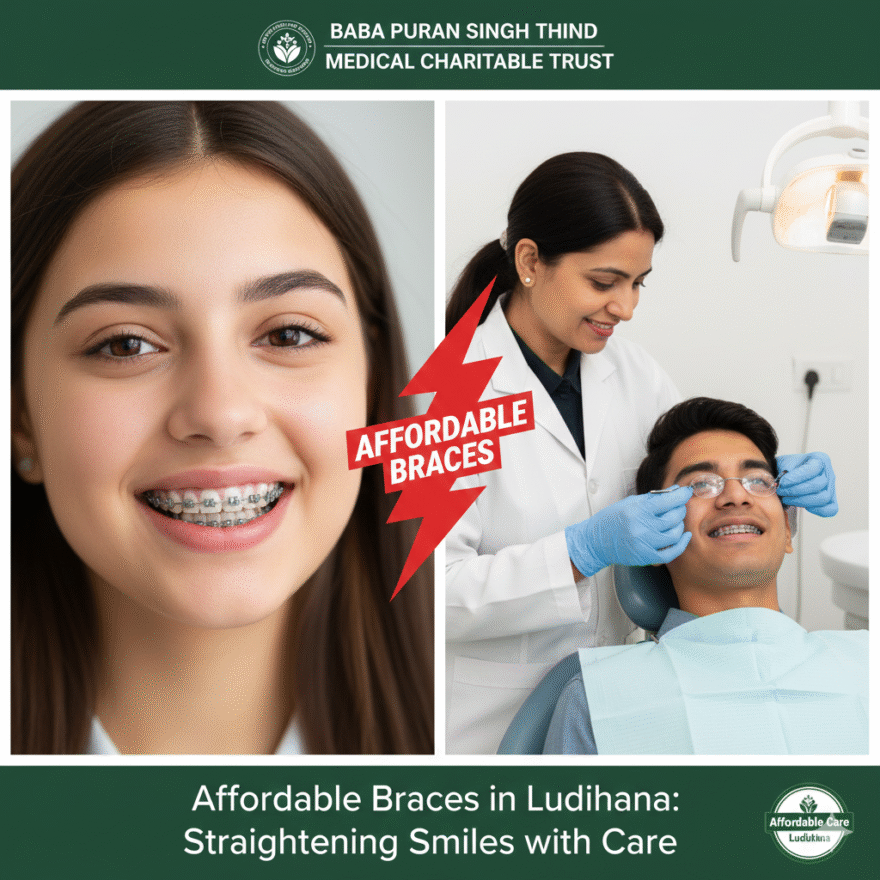 Affordable Braces in Ludhiana: Straightening Smiles with Care at Muskurahat Charitable Clinic